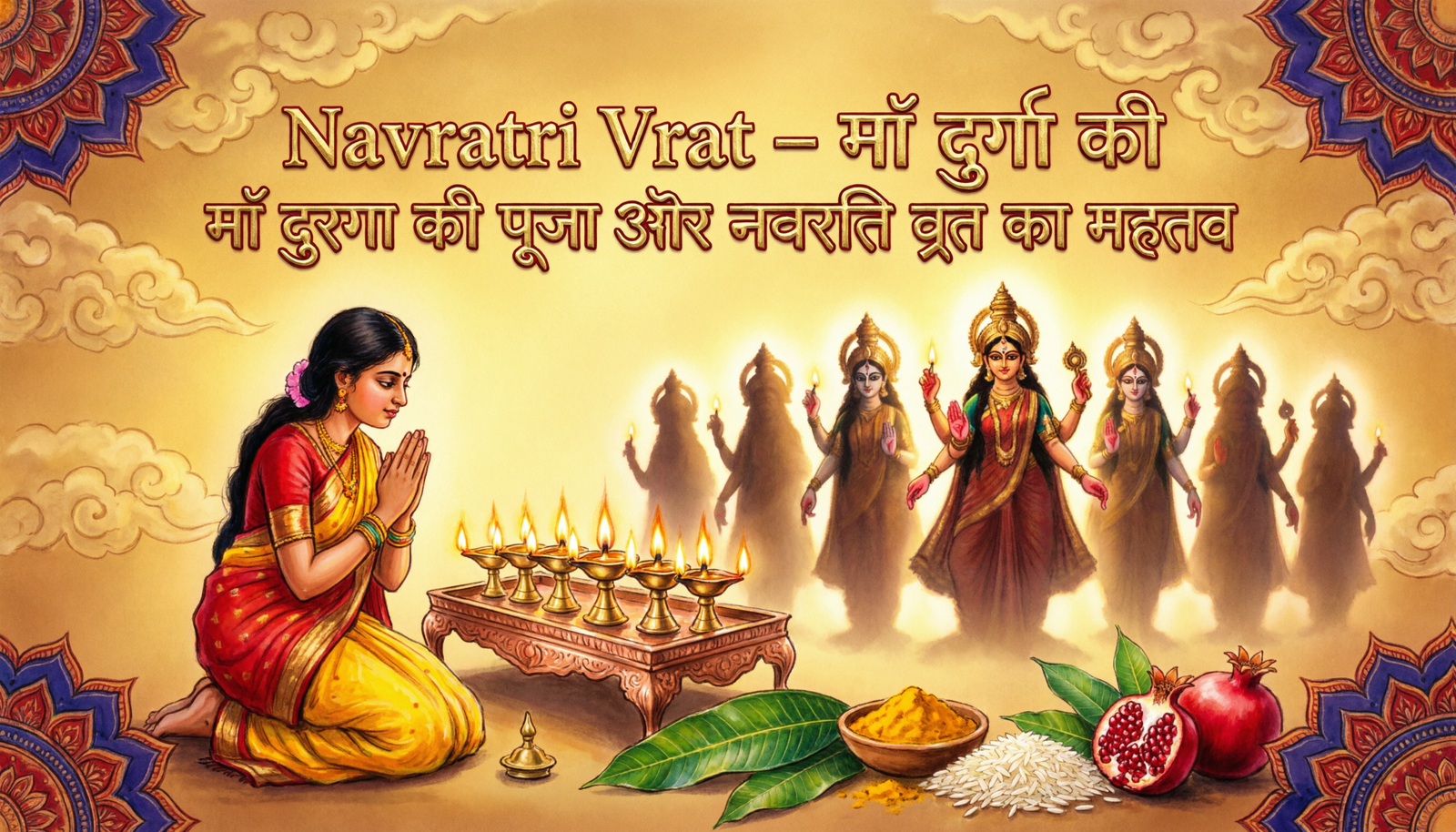 Navratri Vrat – मां दुर्गा की पूजा और नवरात्रि व्रत का महत्व