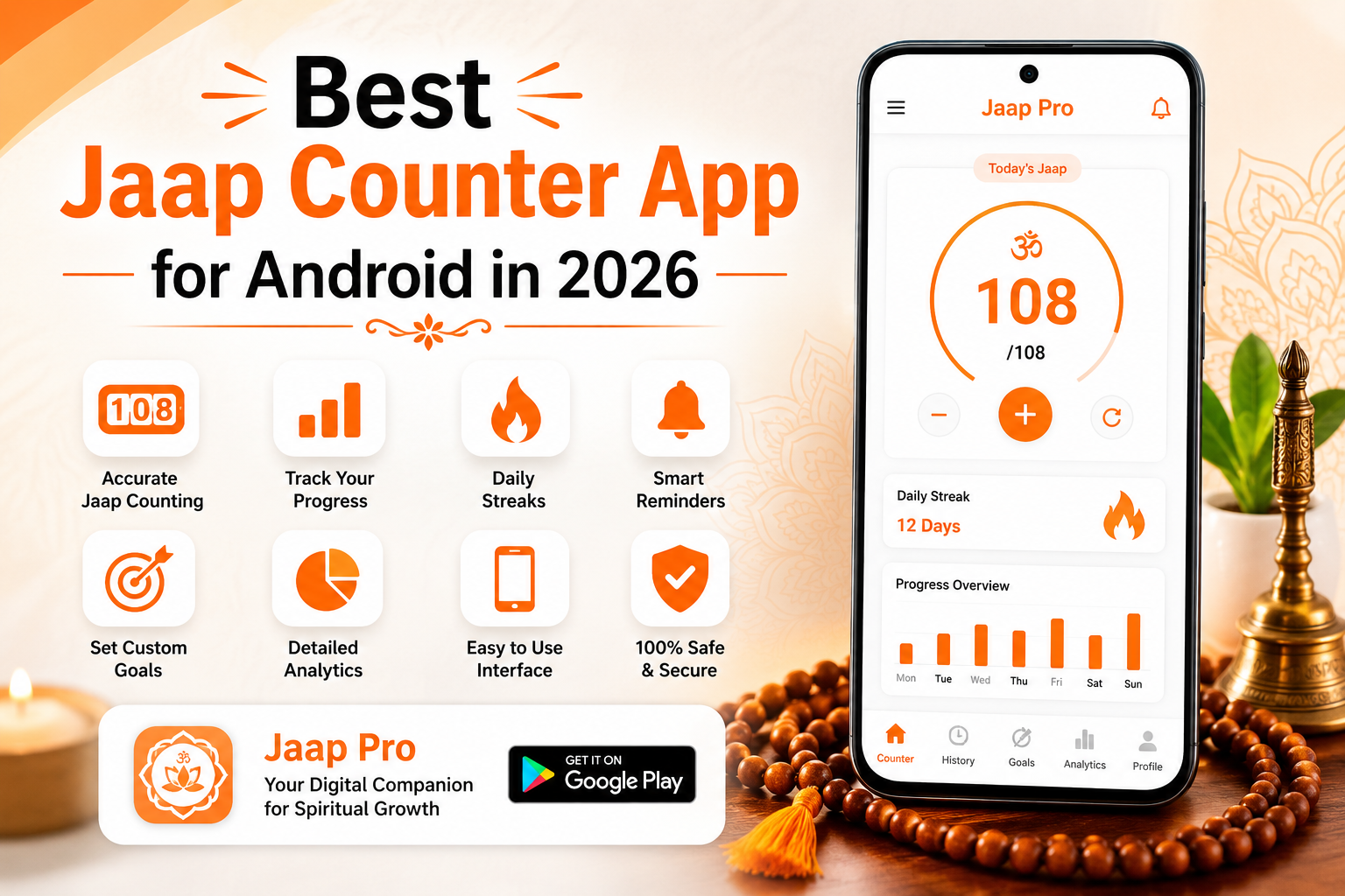 Jaap Pro – Best Jaap Counter App for Android in 2026