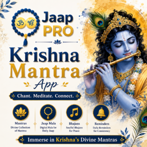 Krishna Mantra App – Jaap Pro Digital Mantra Counter for Daily Krishna Chanting