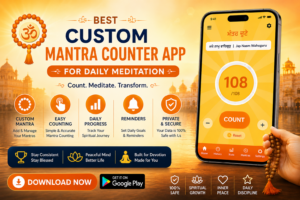 Best Meditation App with Custom Mantra Counter