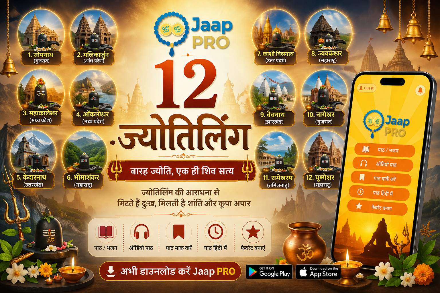 12 Jyotirlingas in India