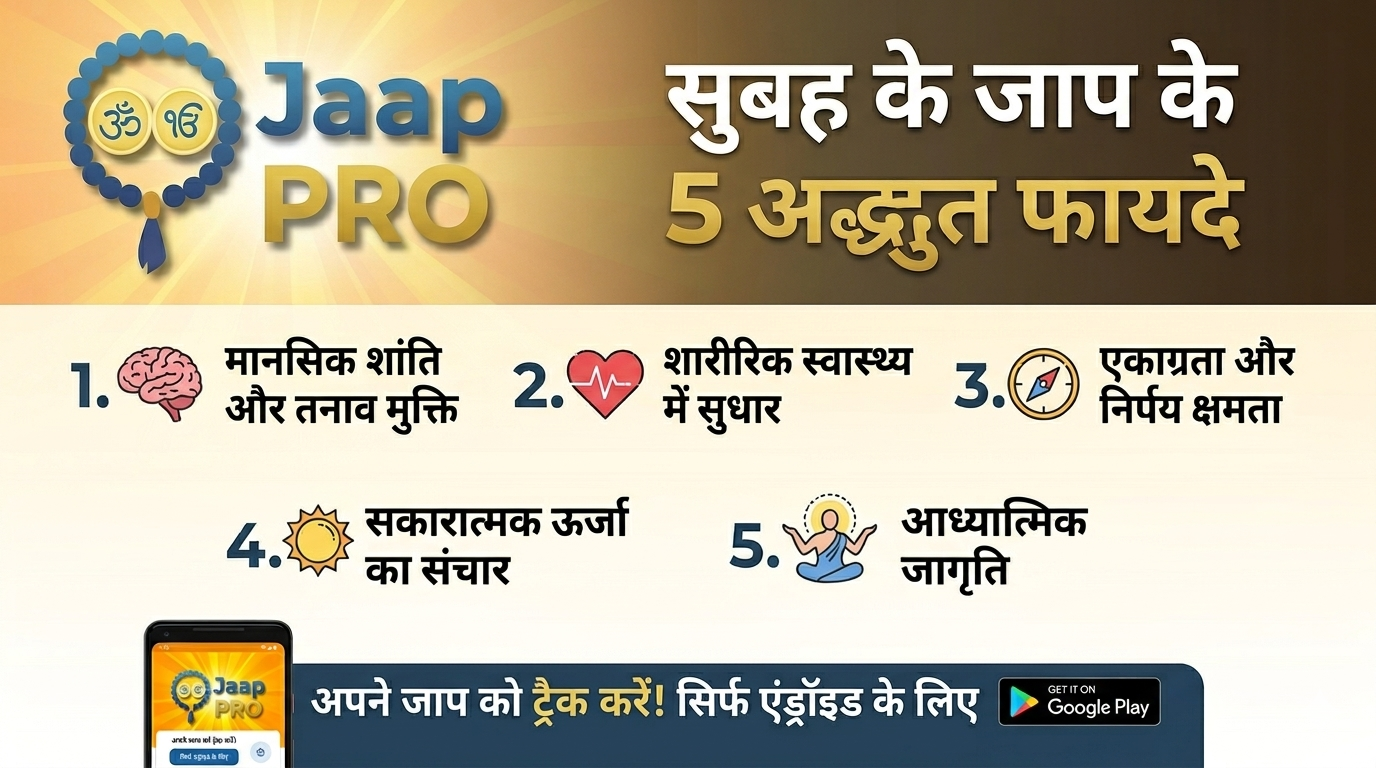 सुबह नाम सिमरन के लिए पवित्र रुद्राक्ष या तुलसी की माला