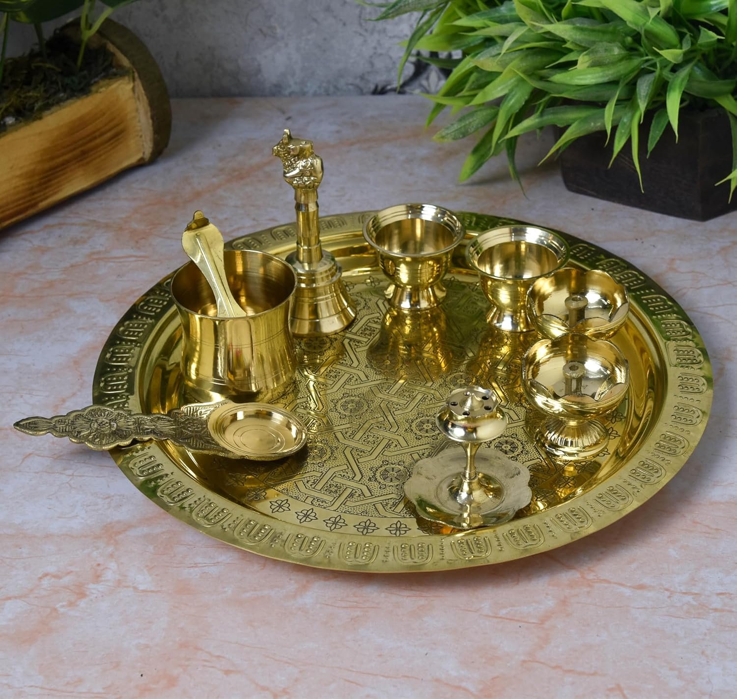 NEETU ARTS Pooja Thali Set