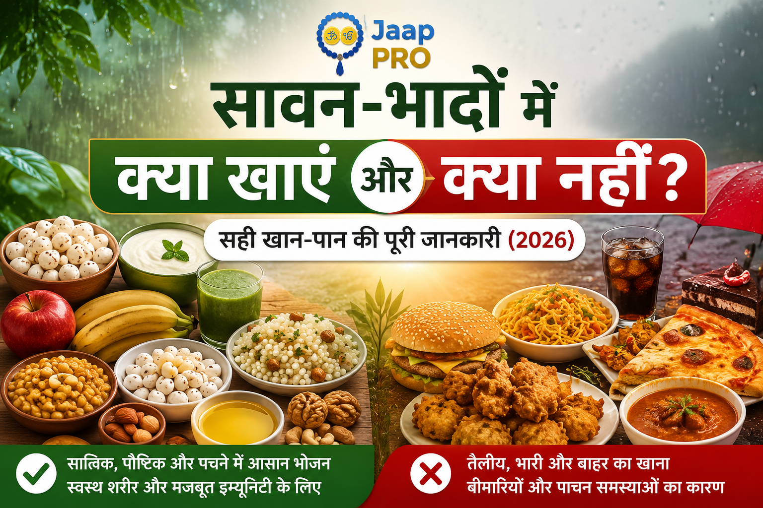 सावन-भादों में क्या खाएं और क्या नहीं