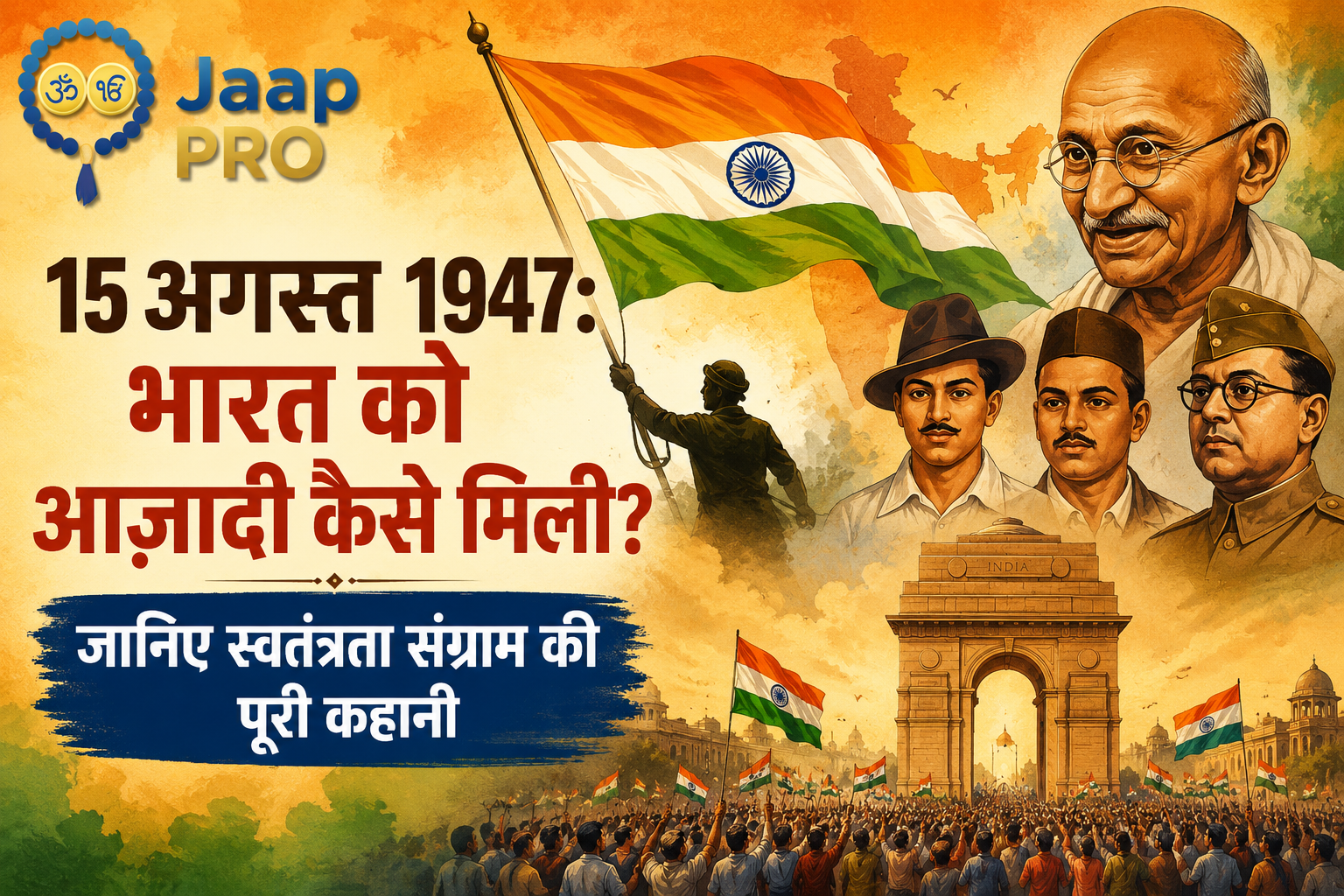 15 अगस्त 1947 भारत की आज़ादी