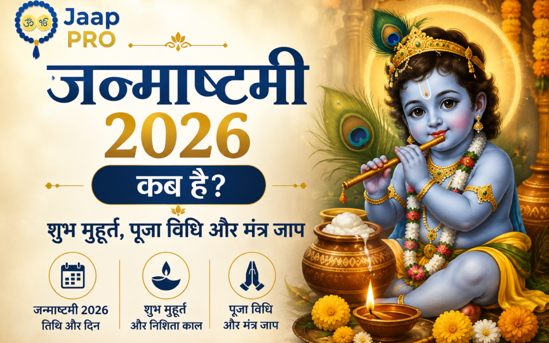 जन्माष्टमी 2026 कब है? शुभ मुहूर्त, पूजा विधि और मंत्र जाप