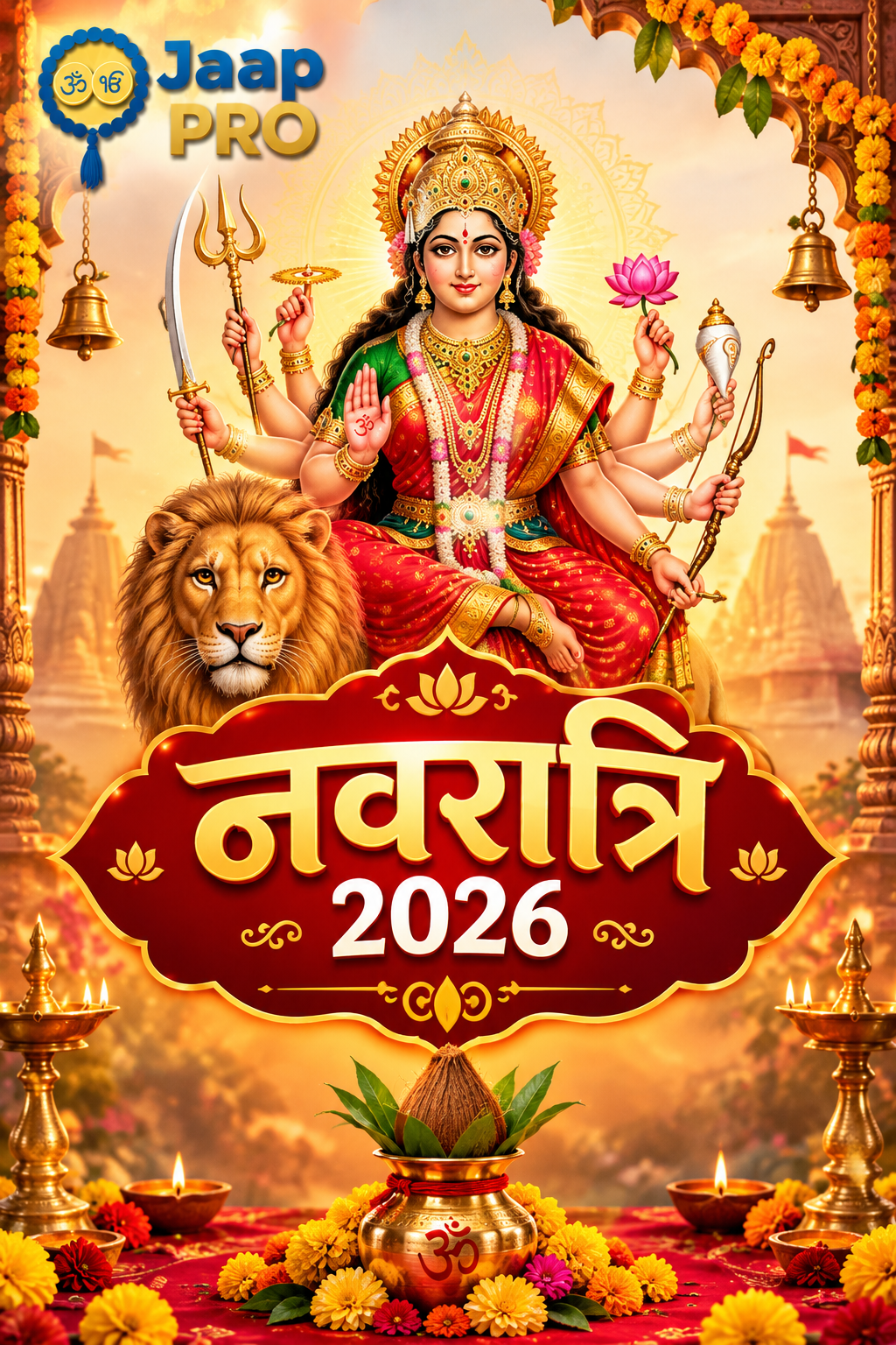 नवरात्रि 2026: माँ दुर्गा के 9 रूप, श्लोक, मंत्र और प्रत्येक दिन की कथा